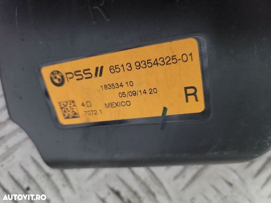 Difuzor Boxa Usa Portiera Dreapta Spate Bmw X5 X6 F15 F16 Cod 9354325 - 5