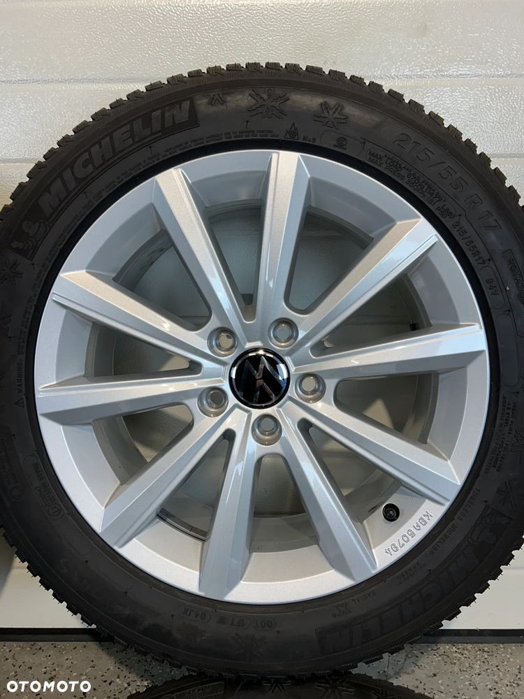 Oryginalne KOŁA FELGI 17 VW T-ROC Arteon Passat B8 Michelin 215/55R17 2025r 8mm jak NOWE - 6