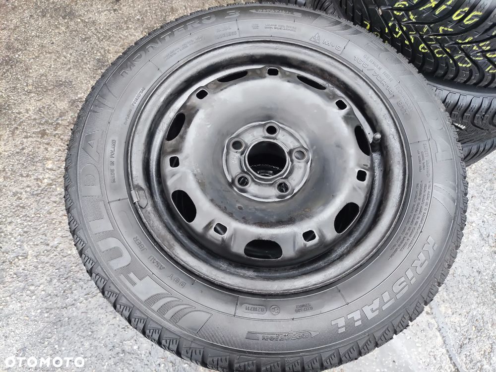 5x100 Felgi Stalowe Stal 14 Koła Zimowe Zima SKODA FABIA PRAKTIK ROOMSTER RAPID SEAT IBIZA CORDOBA TOLEDO IV 4 VW FOX POLO Legnica ALU-RAD 165/70 5,5mm