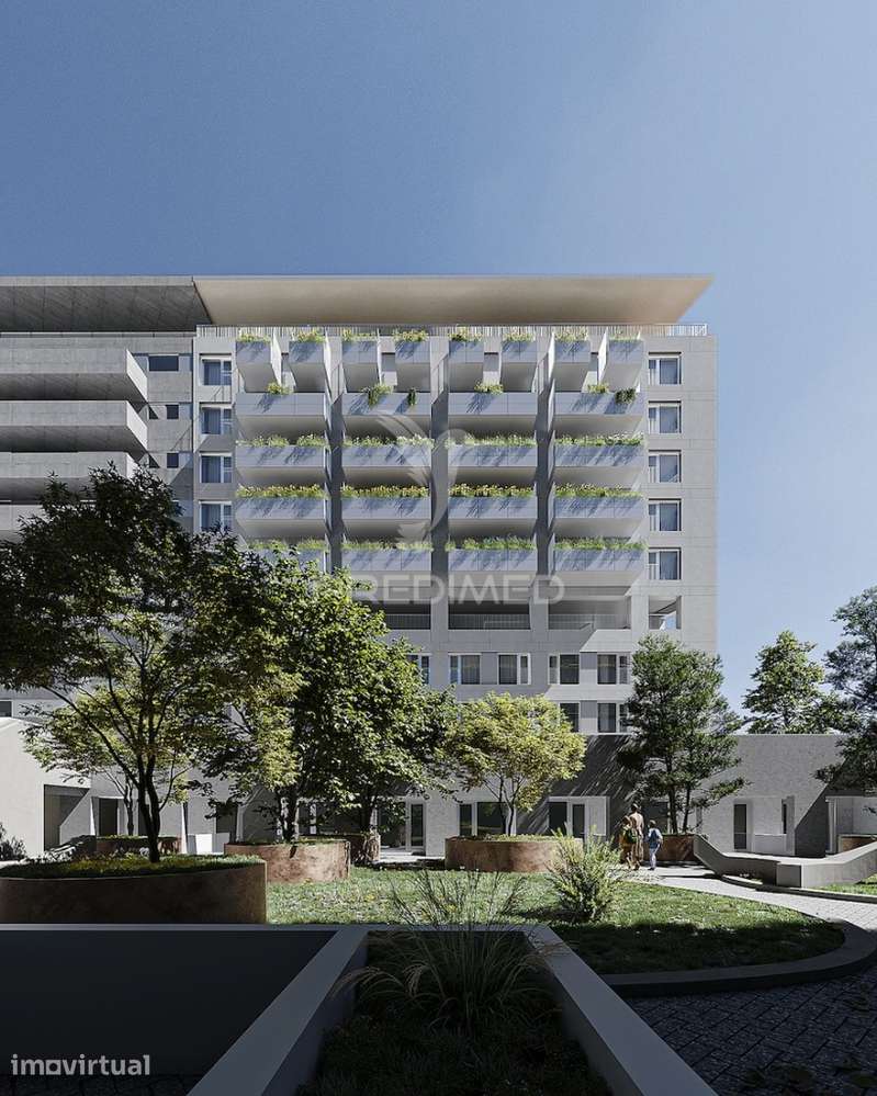 Apartamento T2 Antas em construção com Garagem e varanda - Grande imagem: 2/15