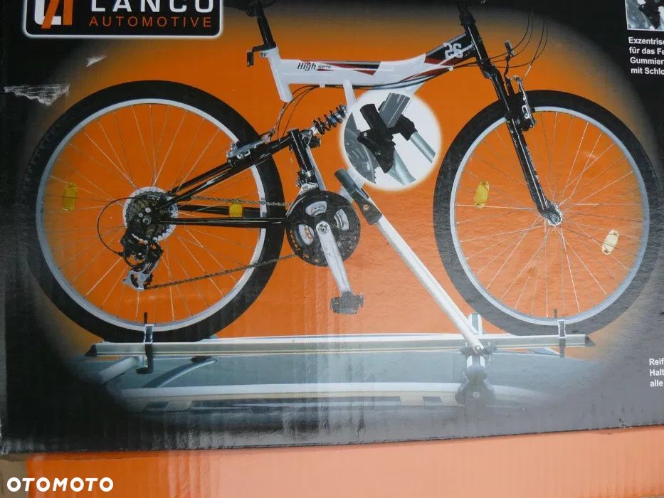 Bagażnik rowerowy na dach Lanco Alu Rider Alu klucz NOWY - 4