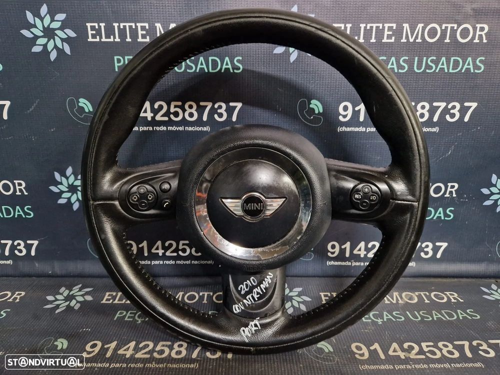 Volante usado pele com airbag MINI COOPER COUNTRYMAN R60 R56 R55 R57 - 3