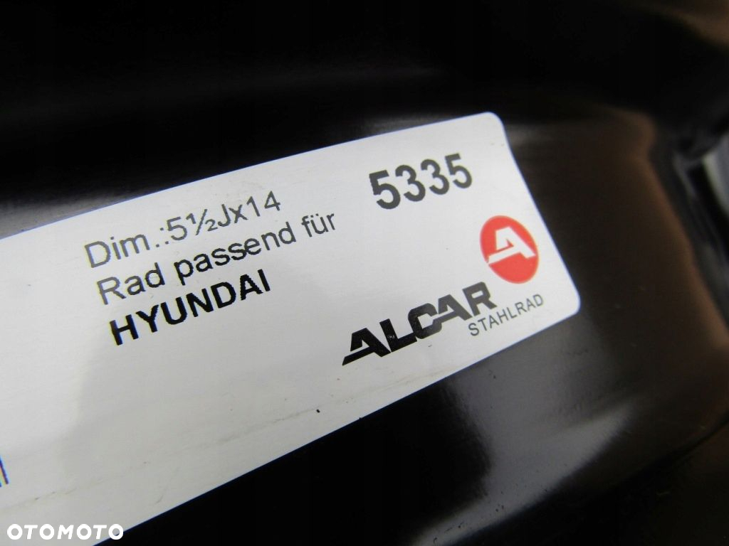 Felgi 14 Hyundai i10 i20 Getz Kia Picanto II III Rio 5,5j 4x100 ET47 / TPMS - 12