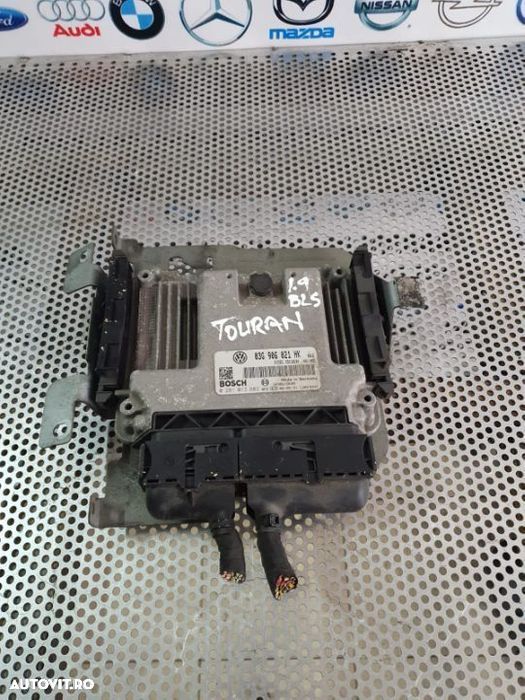 Calculator Motor ECU VW Touran 1.9 TDI Motor BLS Livram Oriunde - 1