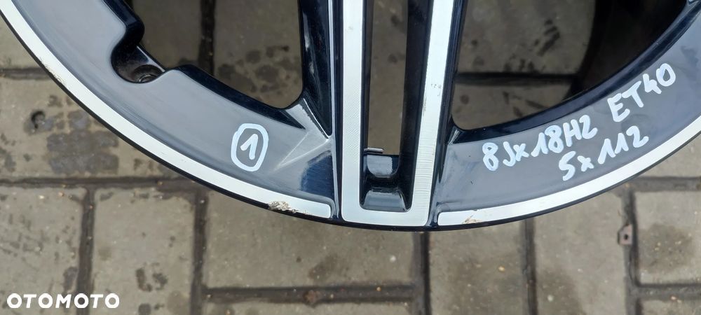 FELGI ALUMINIOWE 5x112 AMG 8jx18 CALI ET40 fi 66.6 MERCEDES C E CLA CLS VKLASA VITO GLA KOMPLET 4 SZTUKI - 3