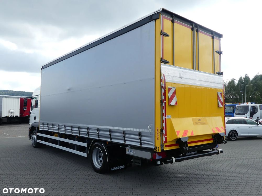 MAN TGM 18.340 / FIRANKA 7.70 + WINDA / ZSUWANY DACH / EURO 6 / - 5