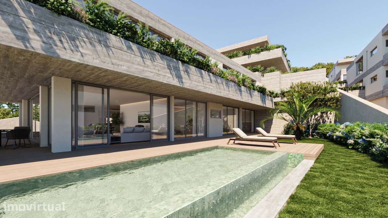 Apartamento T3 com jardim, terraços, piscina privada, Estoril Garden T - Grande imagem: 3/18