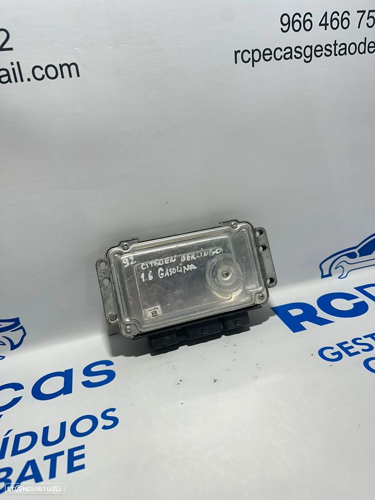 .Centralina Motor Bosch Original PSA Peugeot Citroen NFU 1.6i 16v 9652552380 0261208905 2004 - 2010 - 5