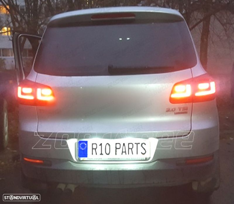 KIT COMPLETO 14 LAMPADAS LED INTERIOR PARA VOLKSWAGEN VW TIGUAN 09-15 - 5