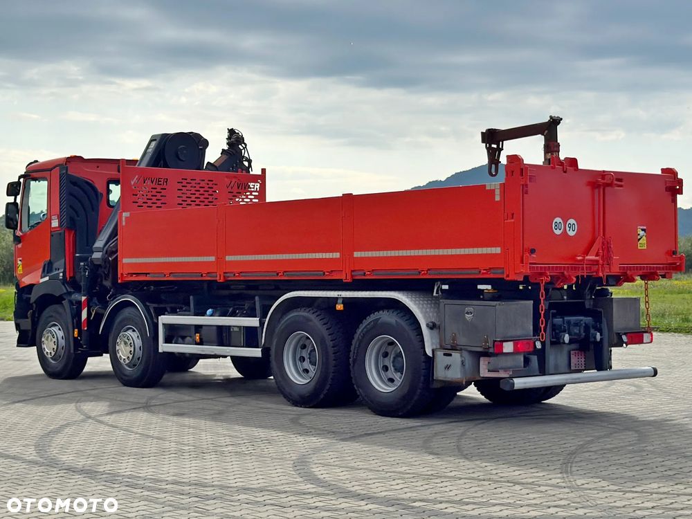 Renault C 430 * WYWROTKA 6,80m * HIAB X - HIDUO 188 ES-4 / 8x4 - 7