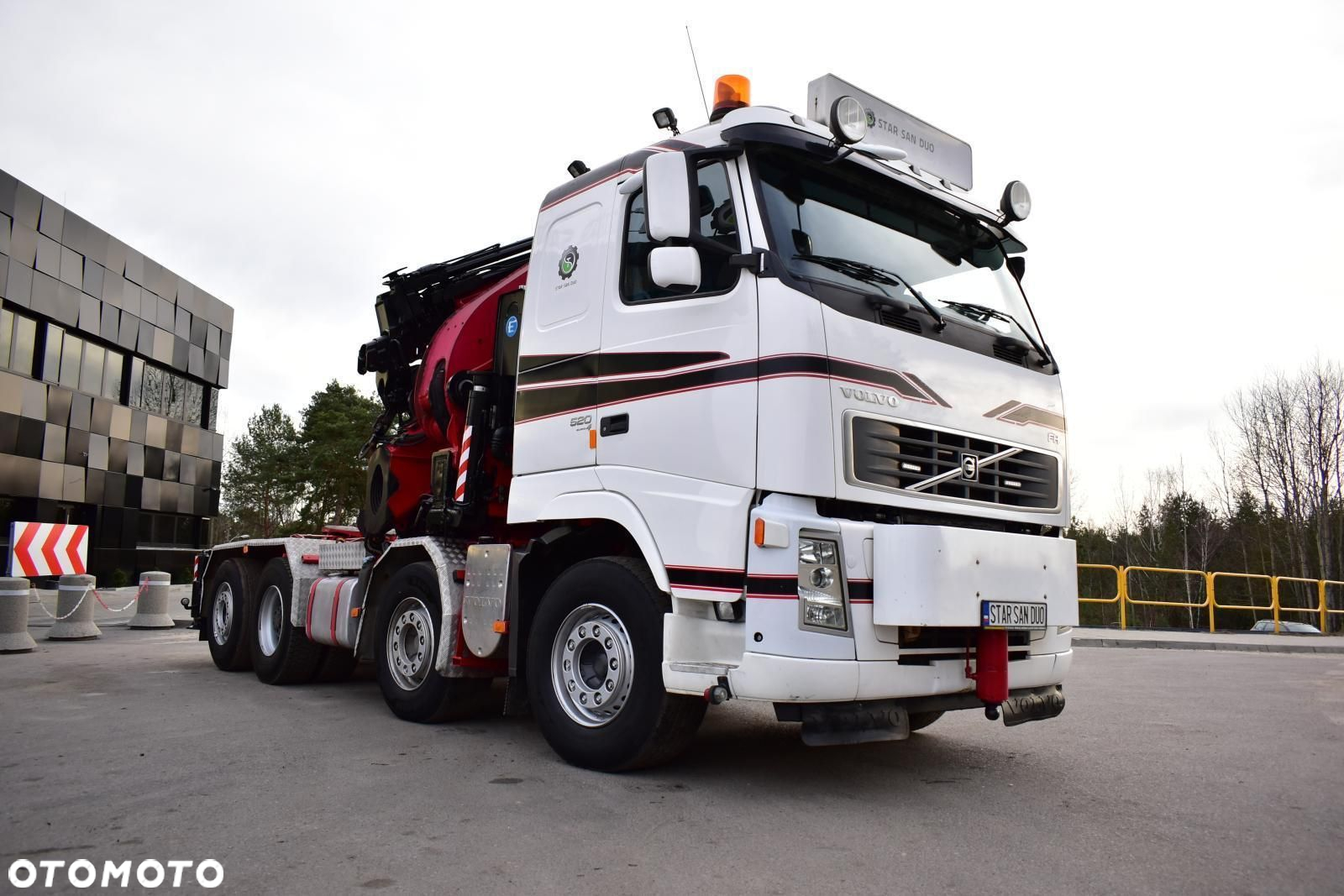 Volvo FH 520 8x2 EFFER 850 Fly Jib HDS Żuraw Wciągarka - 17
