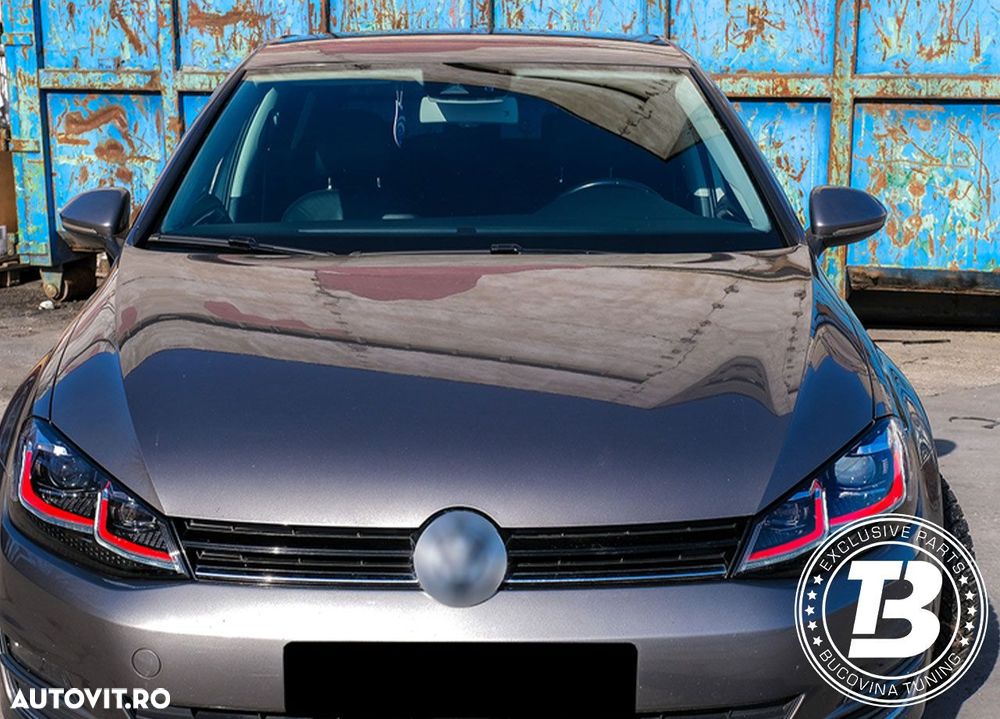 Faruri LED compatibile cu VW Golf 7 VII G7.5 Design - 19