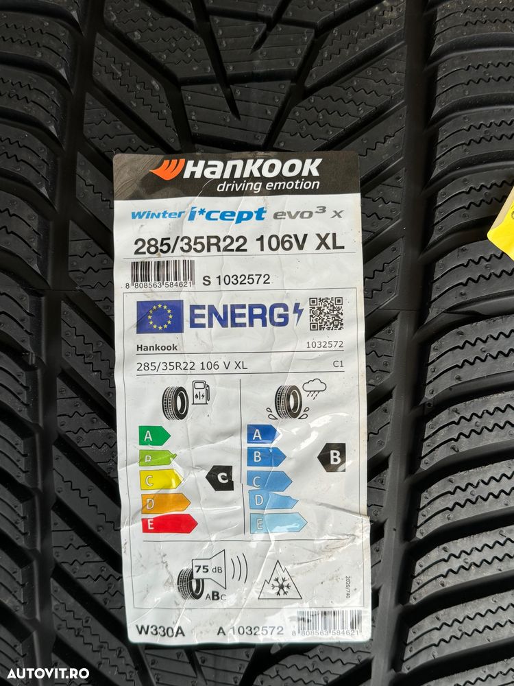 Vând anvelope 285/35/22-315/30/22 hankook de iarnă noi - 2