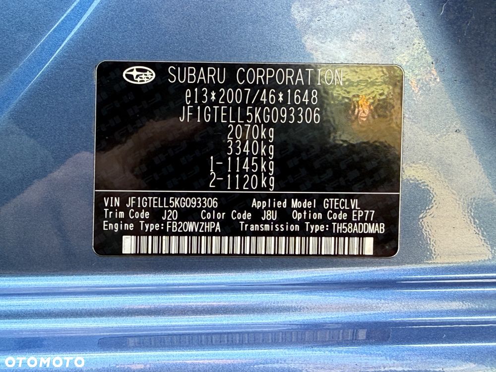 Subaru XV 2.0i-S Platinum (EyeSight) Lineartronic - 18