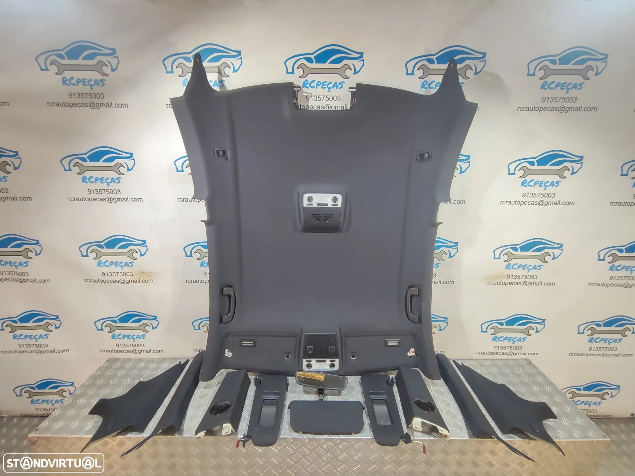 KIT INTERIOR TECTO TEJADILHO FORRO CUPULA TETO ORIGINAL BMW SERIE 3 E92 COUPE PACK M - 8