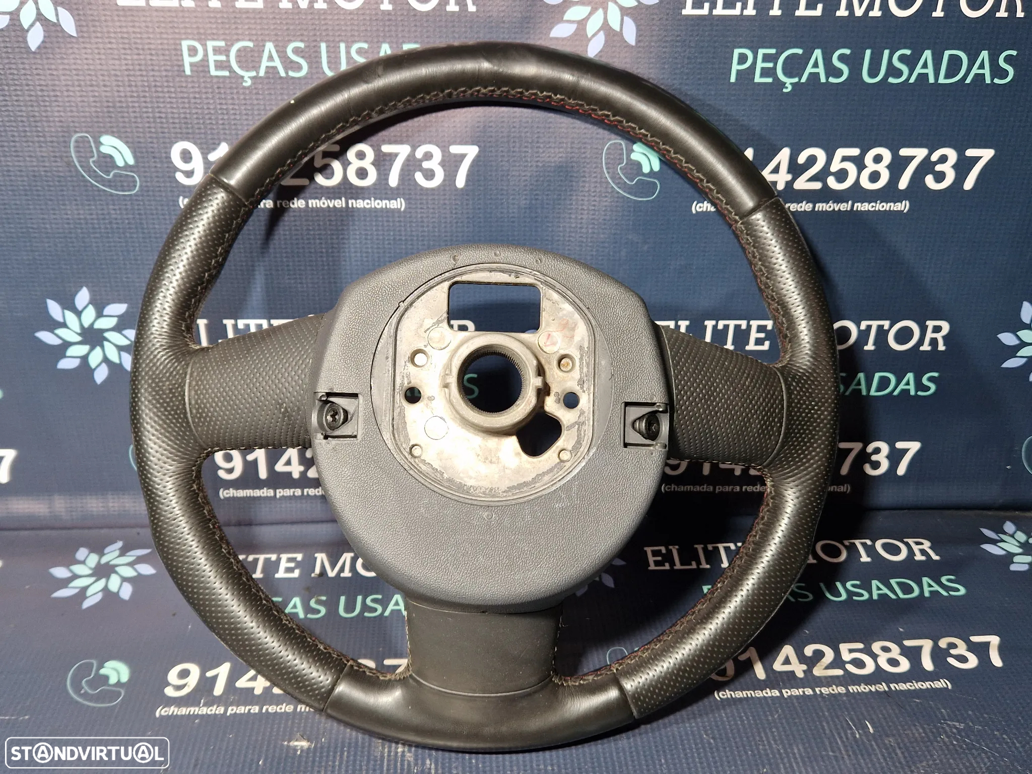Volante usado multifunções em pele AUDI A6 C6 S-LINE - 6