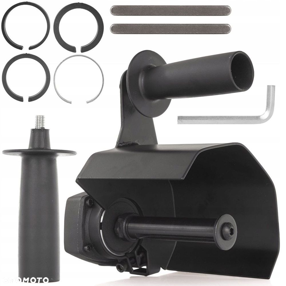 Przystawka na szlifierkę M14 do satynowania matowienia satyniarka stalowa - 1