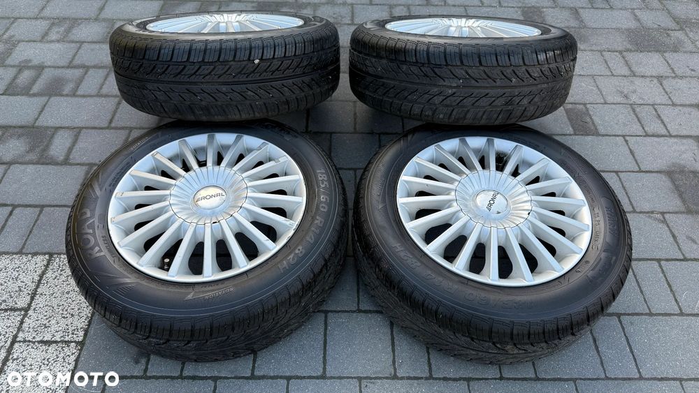 Koła 5x100 185/60 r14 Ronal Audi Seat Skoda VW felgi alufelgi ET35 6J KBA45363 - 6