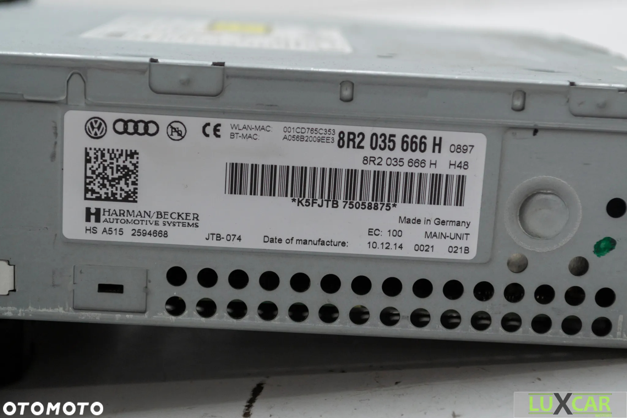 AUDI A4 B8 LIFT RADIO CZYTNIK NAWIGACJI NAVI 8R2035666H GORLICE - 6