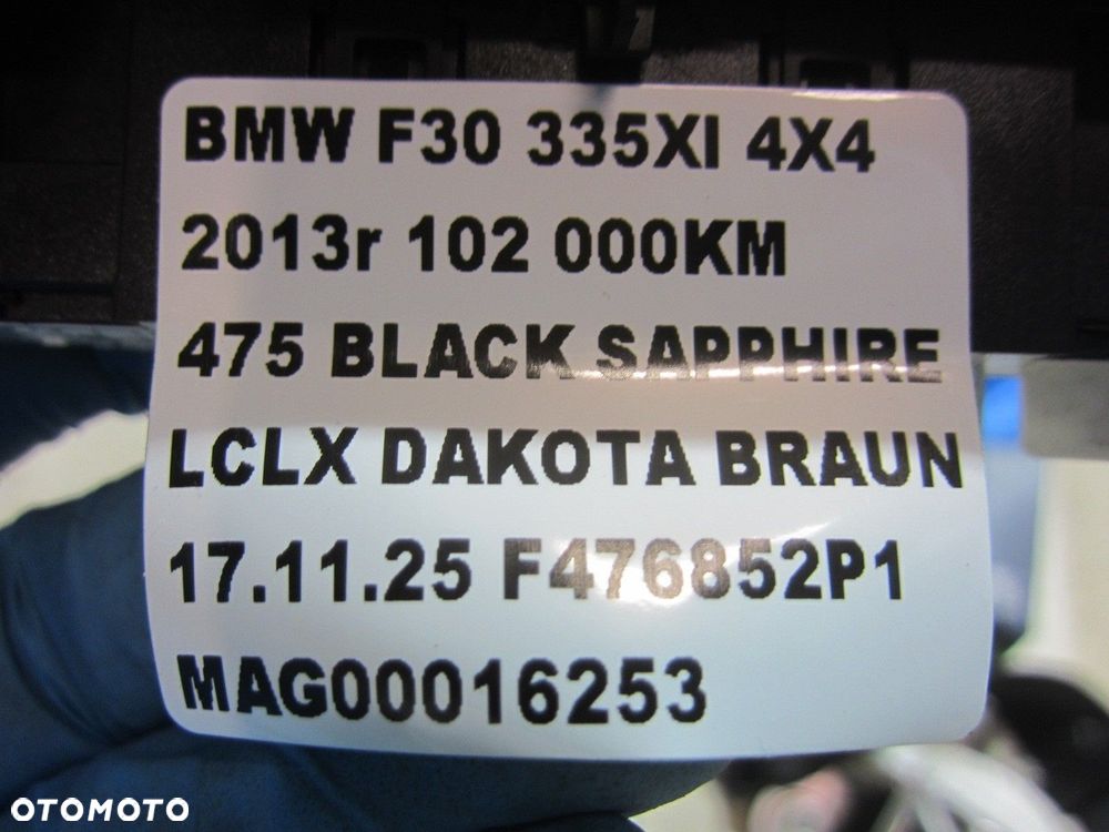 BMW 3 F30 F34 F80 PANEL PRZEŁĄCZNIK ASYSTENTA KIEROWCY 61319232635 9232635 - 7