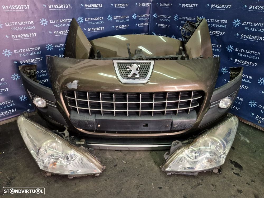 Frente completa usada PEUGEOT 3008 1.6 HDI capot parachoques oticas guardalamas radiador - 2