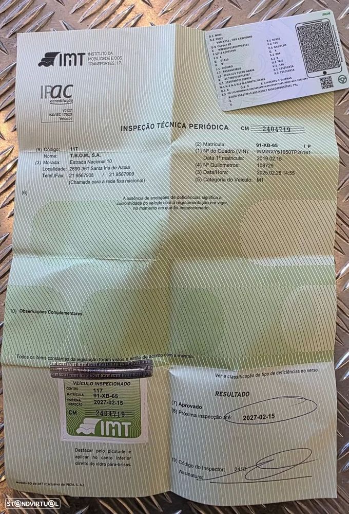 MINI 3 Portas Cooper SD Auto Desportiva - 55