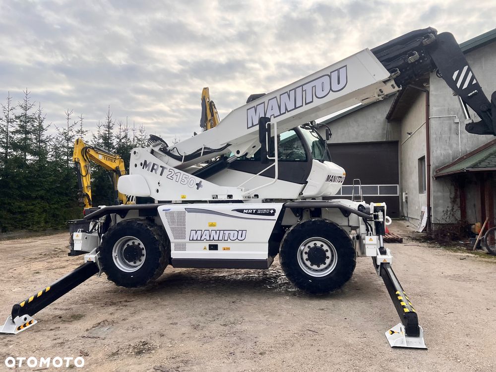 Manitou 2150 Mrt MANITOU ŁADOWARKA TELESKOPOWA Roto  widły kosz PILOT do sterowania  2016/17 1840 2540 2550 kolor od nowości biały Mercedes silnik - 4