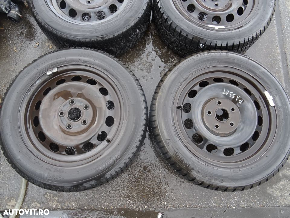 Vand Jante Tabla cu Cauciucuri M+S Volkswagen Passat 205/55 R16 din 2007 - 3