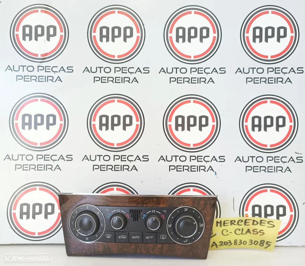 Comando sofagem, ar condicionado Mercedes W203 de 2005, referência A2038303085. - 1