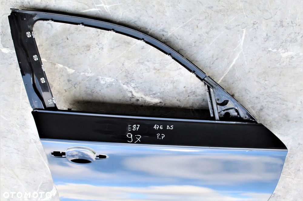 DRZWI PRAWY PRZÓD 475 BLACK SAPPHIRE BMW E87 - 2