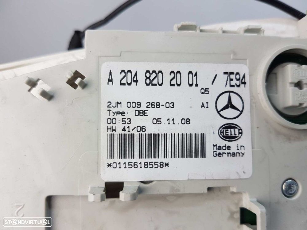 LUZ INTERIOR MERCEDES CLASE C (W204) BERLINA C 200 CDI (204.007) - 2