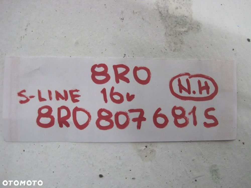 KRATKA ZDERZAKA WZMOCNIENIE GRILA AUDI Q5 8R0 S-LINE 8R0807681S 8R0807682N - 9