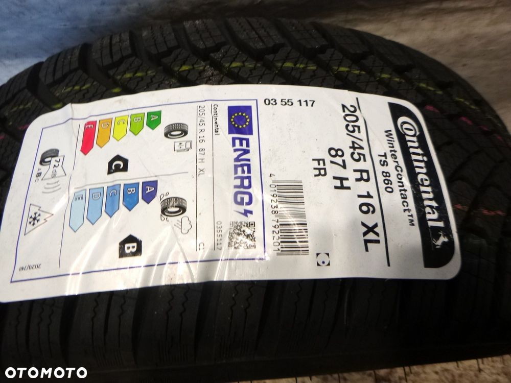 nowa opona zima 1x Continental WinterContact TS 860 XL 205/45R16 - 2