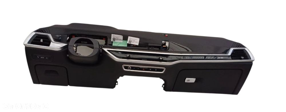 KOKPIT KONSOLA DESKA ROZDZIELCZA BMW Pełna Skóra HUD Head-Up IndividualV X6 G06 - 3