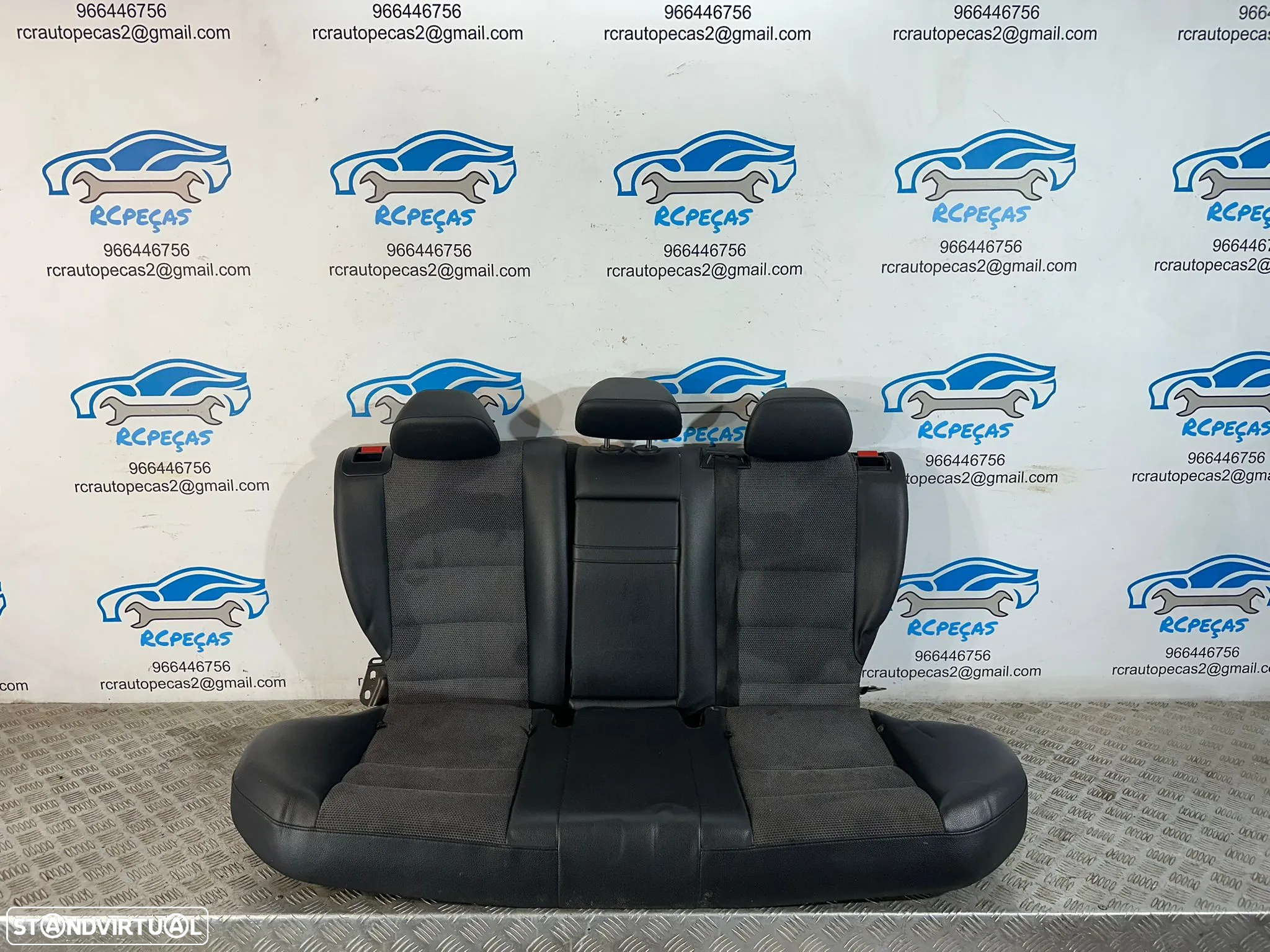 .Conjunto Bancos Pele Tecido Elétricos Frente Frontais Tras Traseiros Originais AMG Sport Mercedes-Benz Classe C W204 S204 Carro Sedan 2007 - 2014 - 4