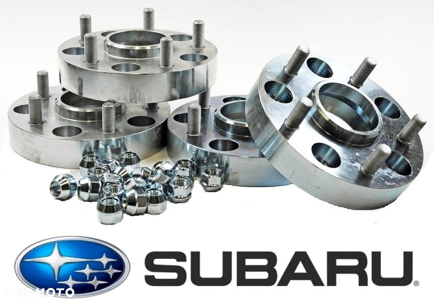 DYSTANSE ADAPTERY DO FELG Subaru Forester Impreza WRX Sti Outback 5x100 5x114,3 NOWE! FVAT! Wysyłamy - 1