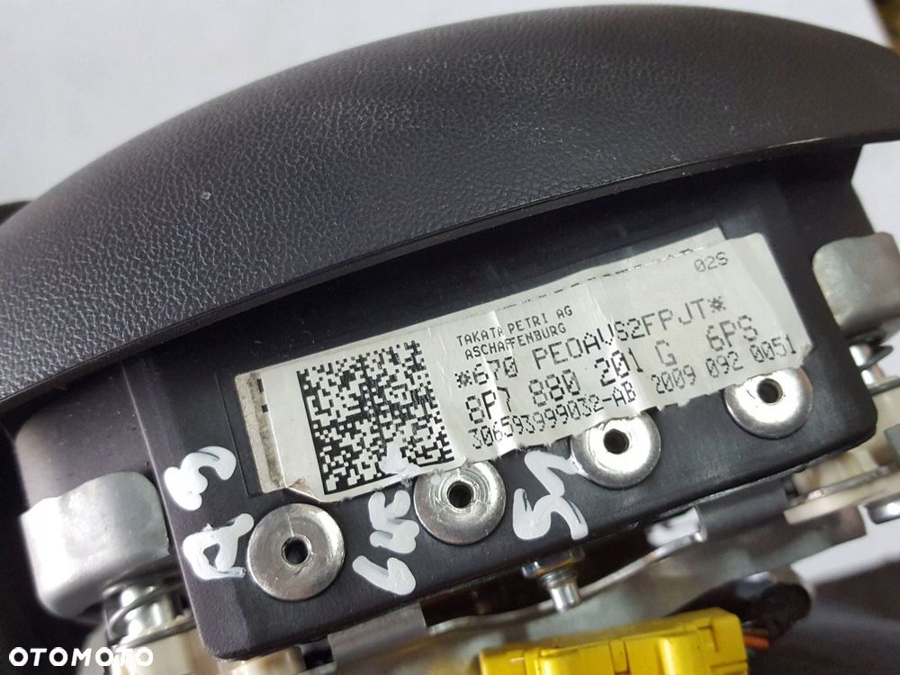 AUDI A3 8P LIFT 08-12r PODUSZKA AIRBAG KIEROWCY TRZY RAMIONA 8P7880201G - 6