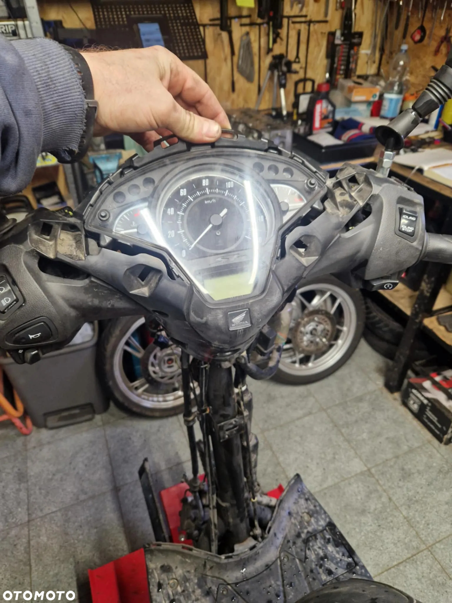 Silnik plastiki koła osprzęt Honda SH125 - 10