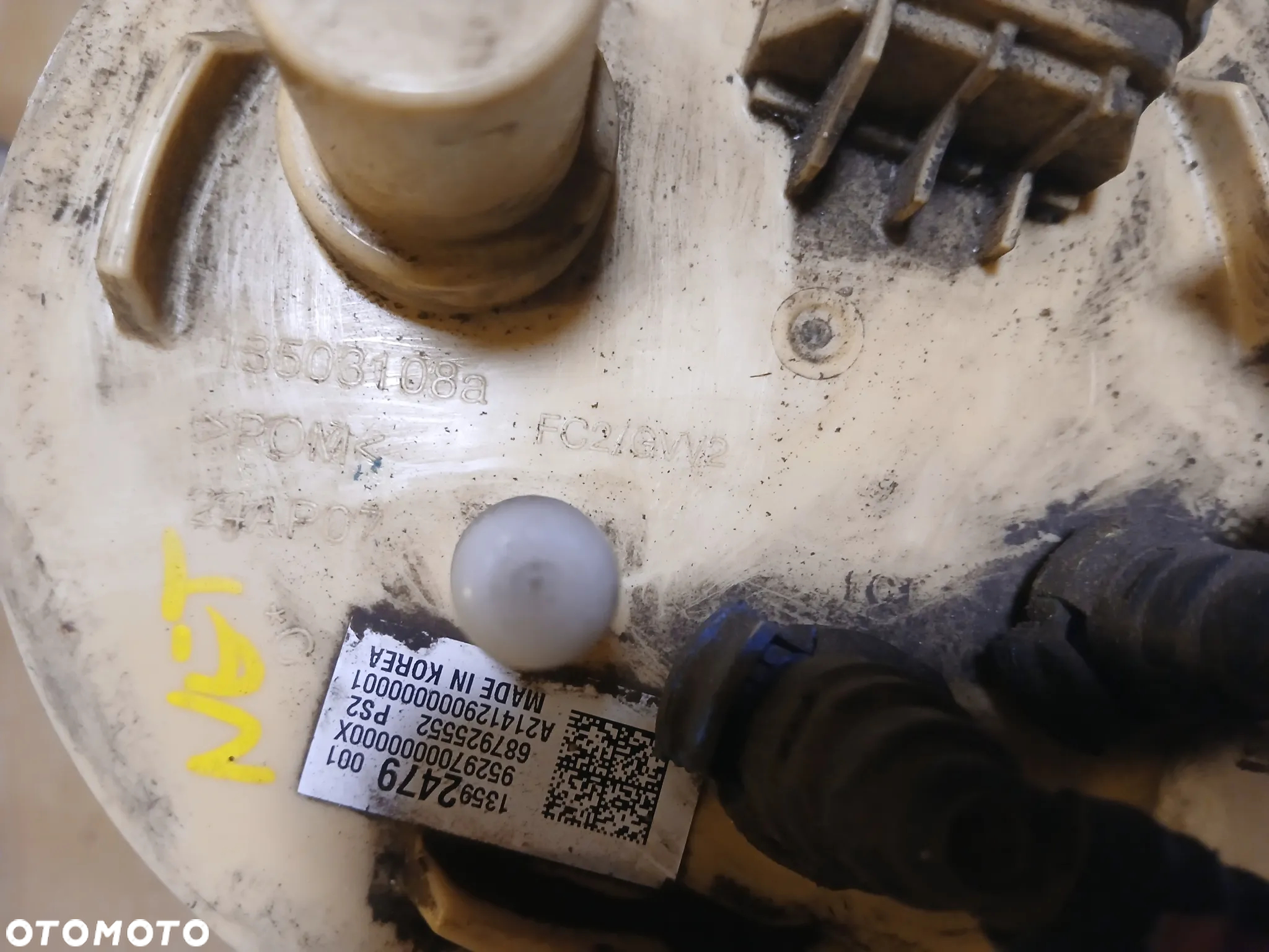 Pompa paliwa pływak ASTRA J IV   13503108A - 2