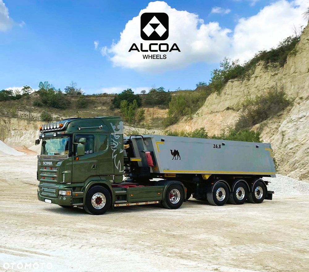 ET 120 / ALCOA-ORYGINALNE FELGI do NACZEPA / POJAZDY CIĘŻAROWE / 22,5 x 11,75 / LVL ONE / FV / DOSTAWA GRATIS - 2
