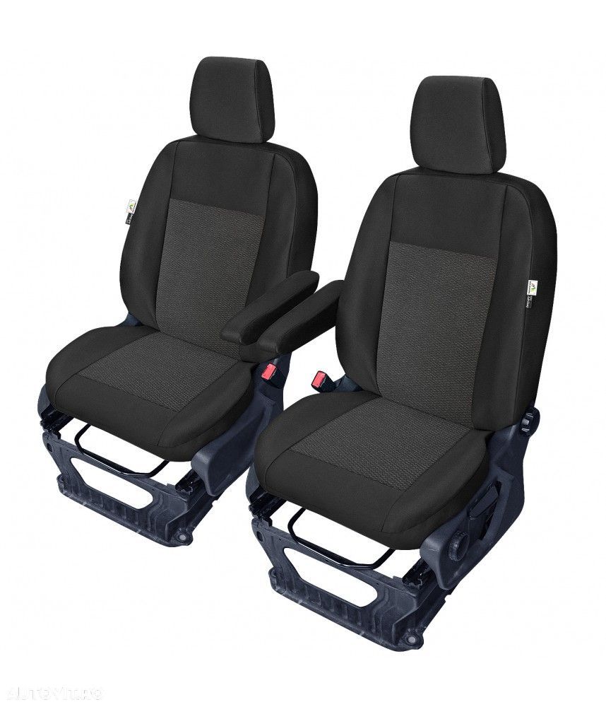 Set huse scaune auto Kegel Tailor Made pentru Ford Tourneo Custom 1 + 1, set huse scaun camion - 1