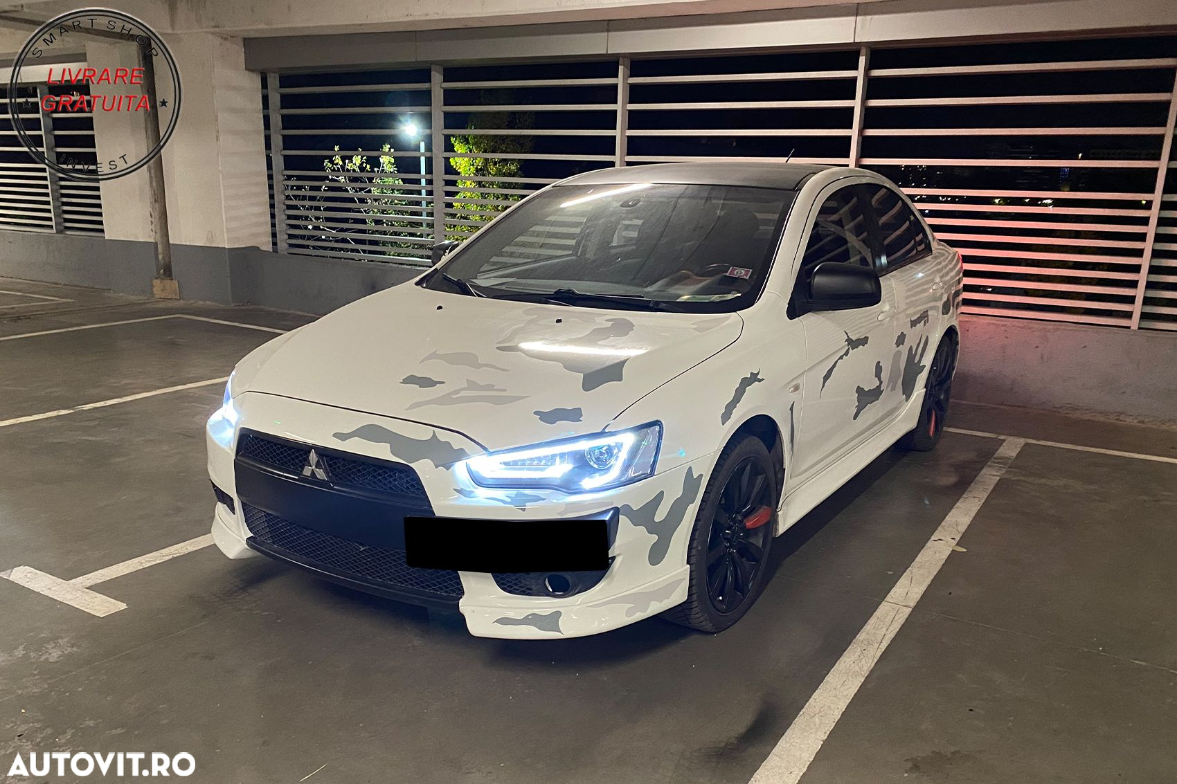 Faruri LED DRL Mitsubishi Lancer (2007-2017) Dual Projector Semnal Secvential Dina- livrare gratuita - 7