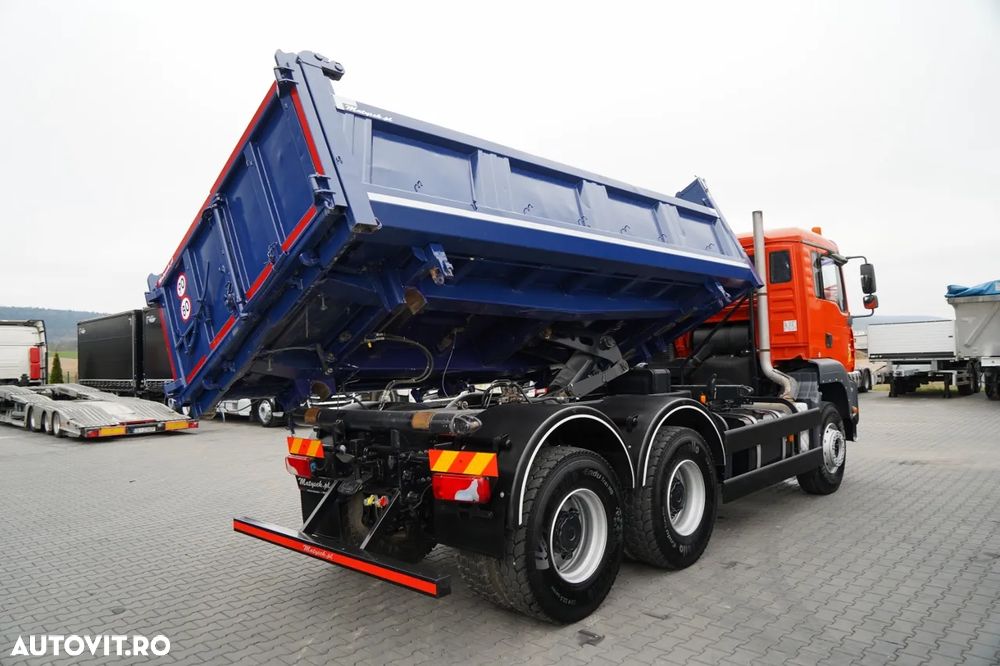 MAN TGA 33.350 / 6x4 / BASCUNĂ / BASCUNĂ HIDRODOXICĂ / MEILLER KIPPER / BORDMATIC / MANUALĂ / IMPORTATĂ - 10