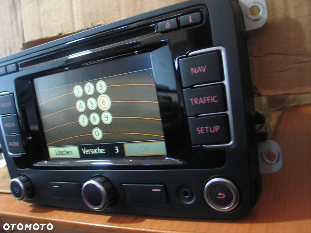 radio radioodtwarzacz nawigacja RNS315 EU Vw Tiguan Passat Touran 3C0035279D - 6