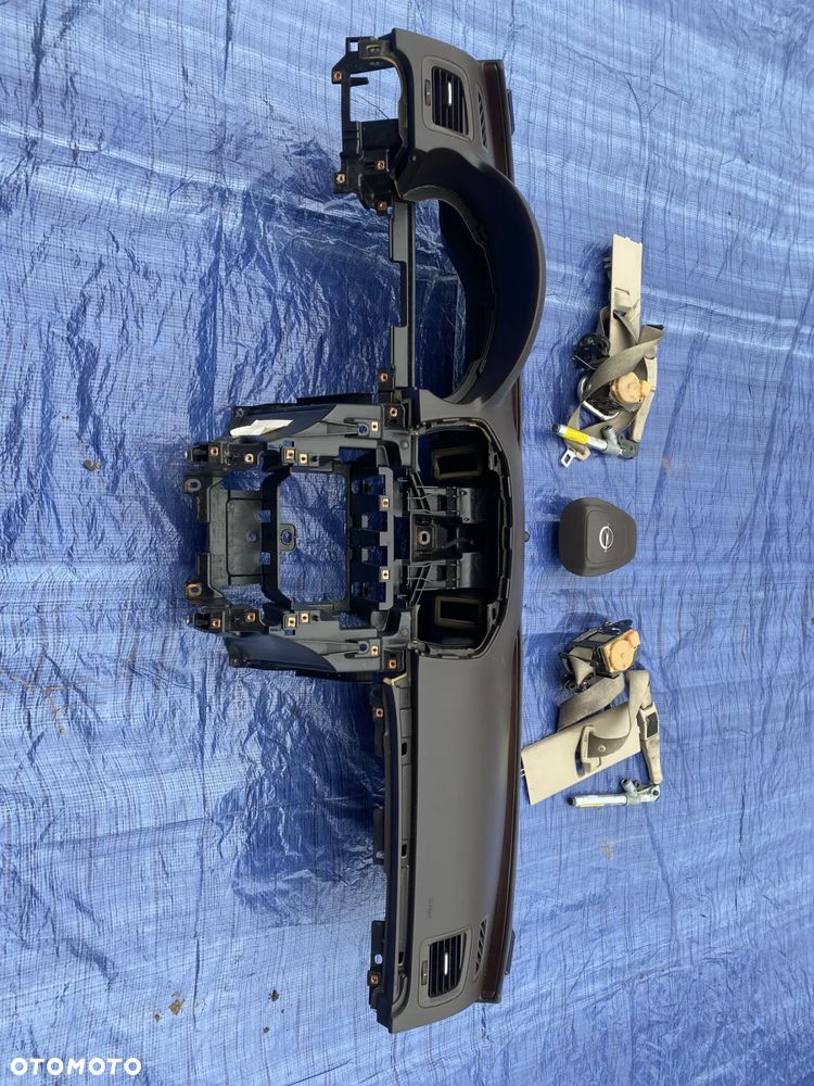 OPEL INSIGNIA A DESKA KONSOLA KOKPIT PODUSZKI AIRBAG PASY KOMPLET BRĄZOWA ORYGINAŁ - 5