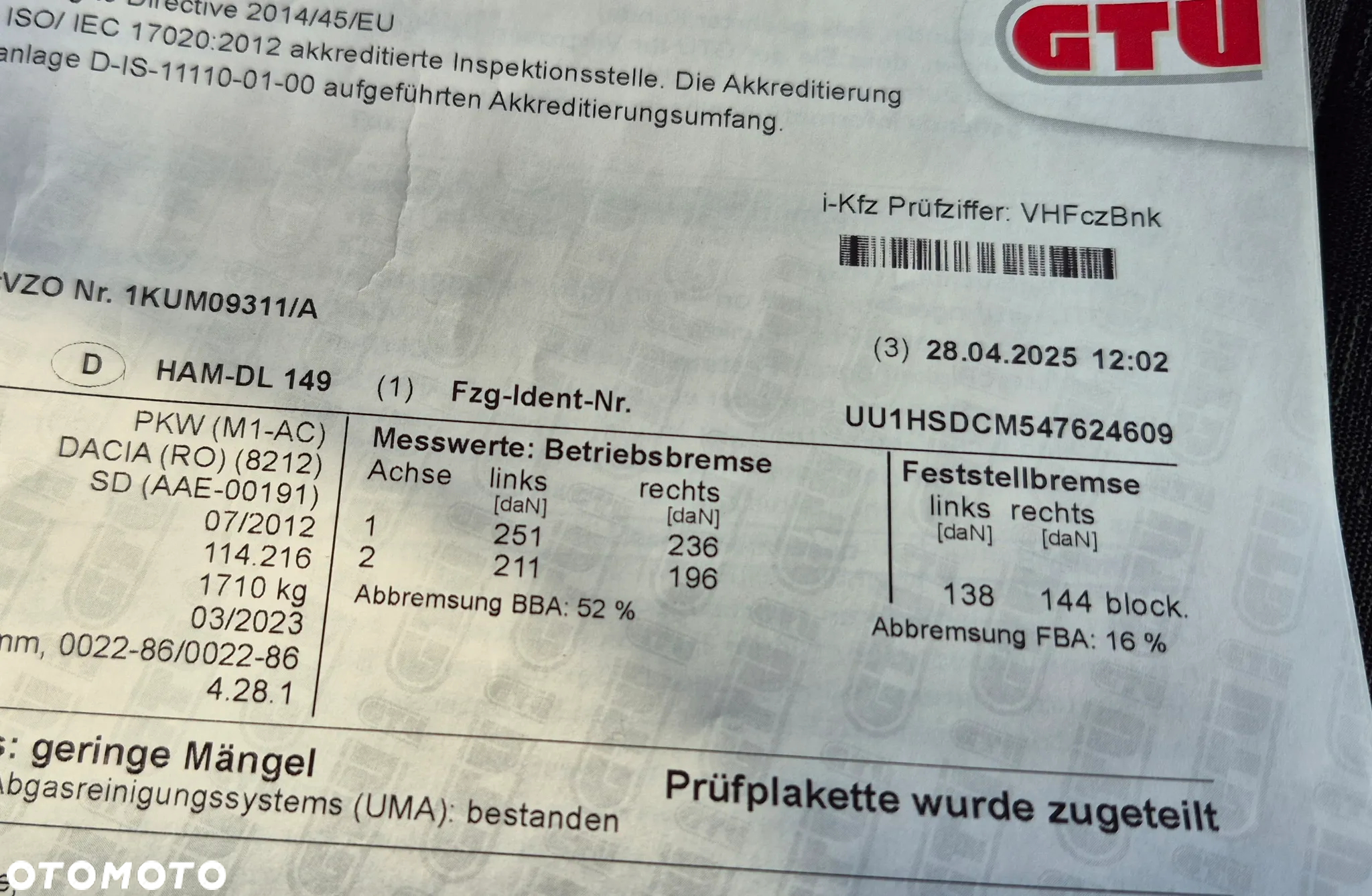 Dacia Duster 1.6 16V 4x2 - 25