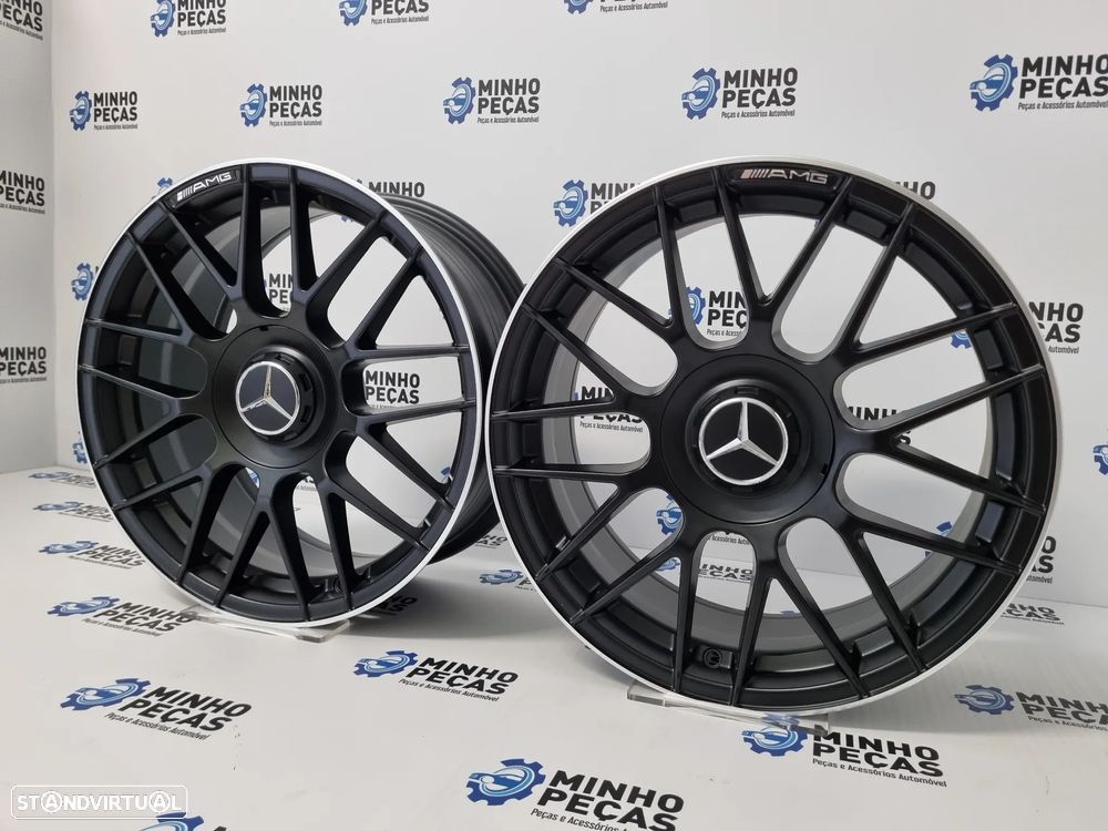 Jantes Mercedes Novo (C63S) AMG em 17 Satin Black - 3
