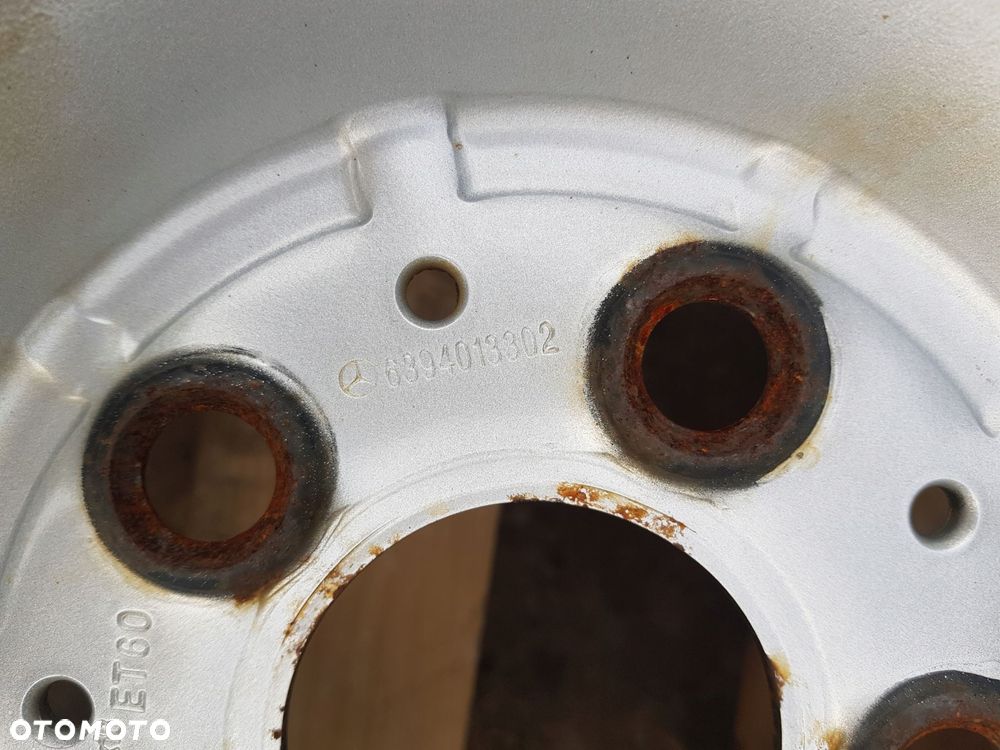 felgi stalowe mercedes vito 6.5 '' x 16'' 5x112 et 60 6394013302 - 10