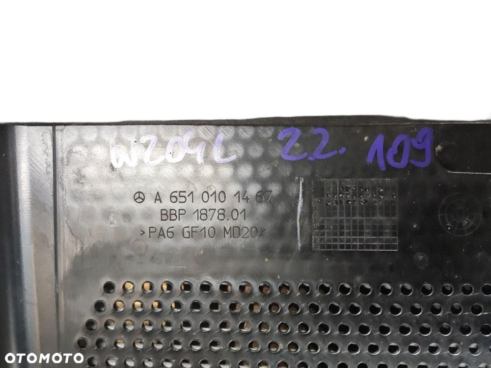 MERCEDES C KLASA W204 LIFT OSŁONA SILNIKA GÓRNA  A6510101467 - 5