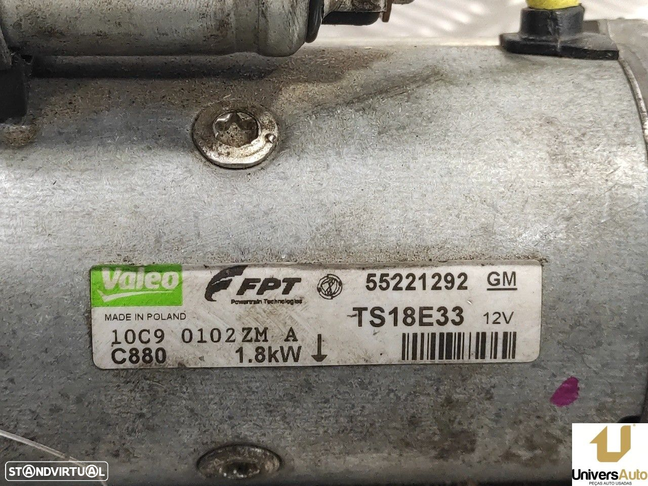 MOTOR ARRANQUE OPEL CORSA D 2009 -55221292 - 4